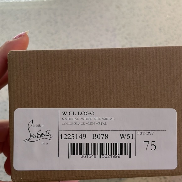 Christian louboutin CL logo belt - Picture 3 of 6